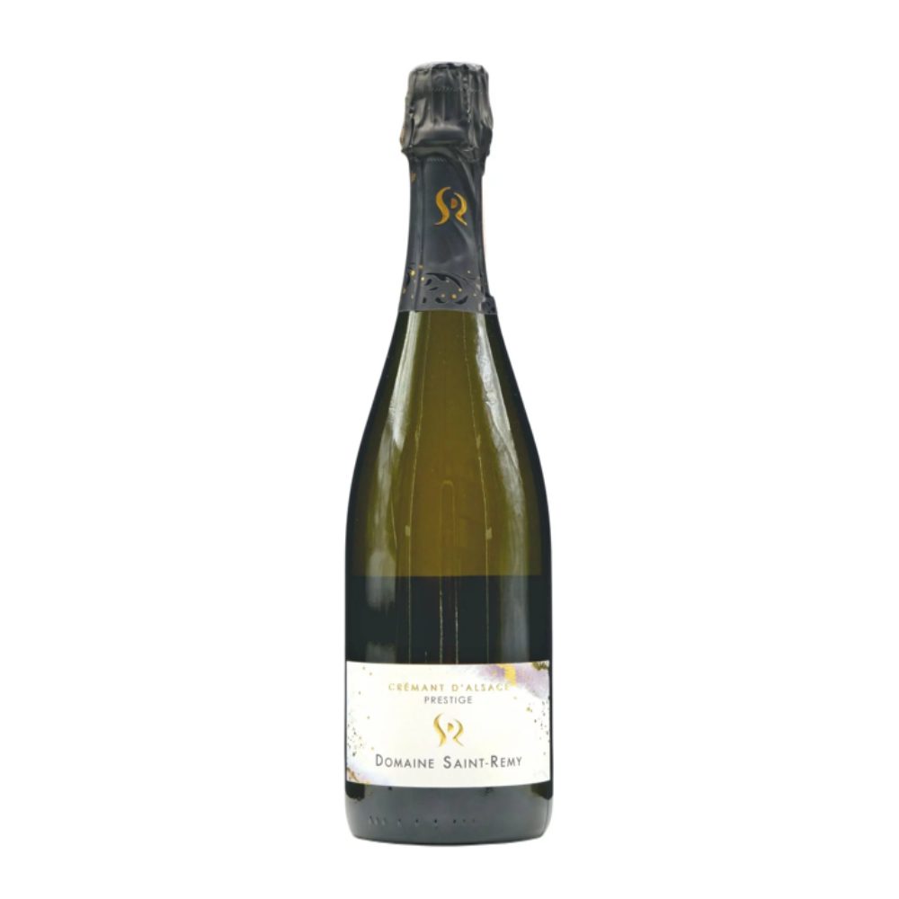 Wino musujące Domaine Saint Remy Crémant d’Alsace Brut Cuvee Prestige 12,5% białe wytrawne 750 ml