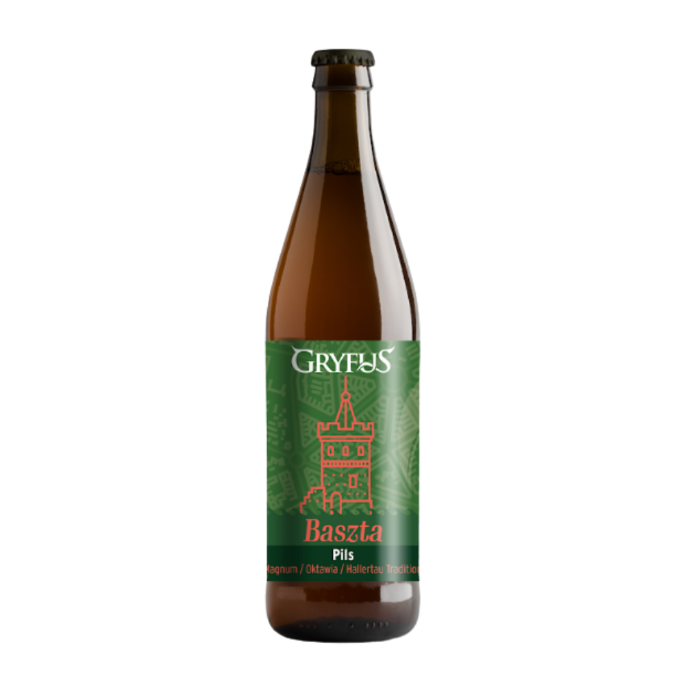 Piwo Browar Gryfus Baszta Pils 4,5% 500 ml