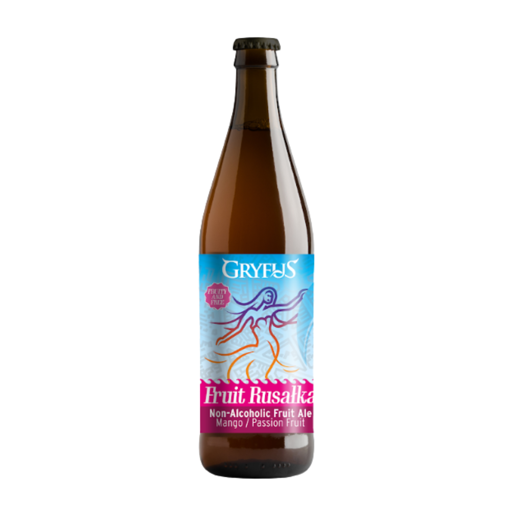 Piwo Browar Gryfus Fruit Rusałka Ale Mango Passion Fruit 0% 500 ml