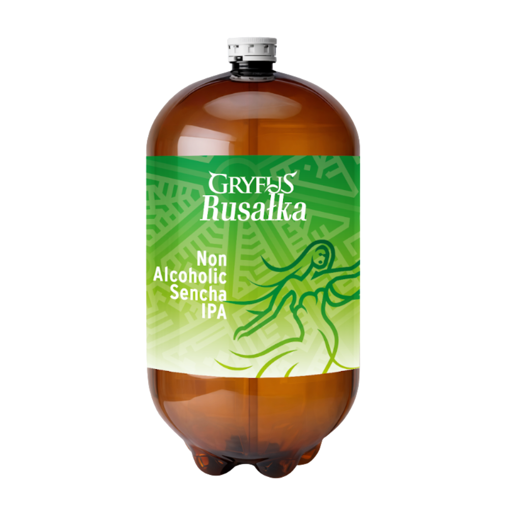 Piwo Browar Gryfus Rusałka Sencha IPA 0% 30 l Petainer