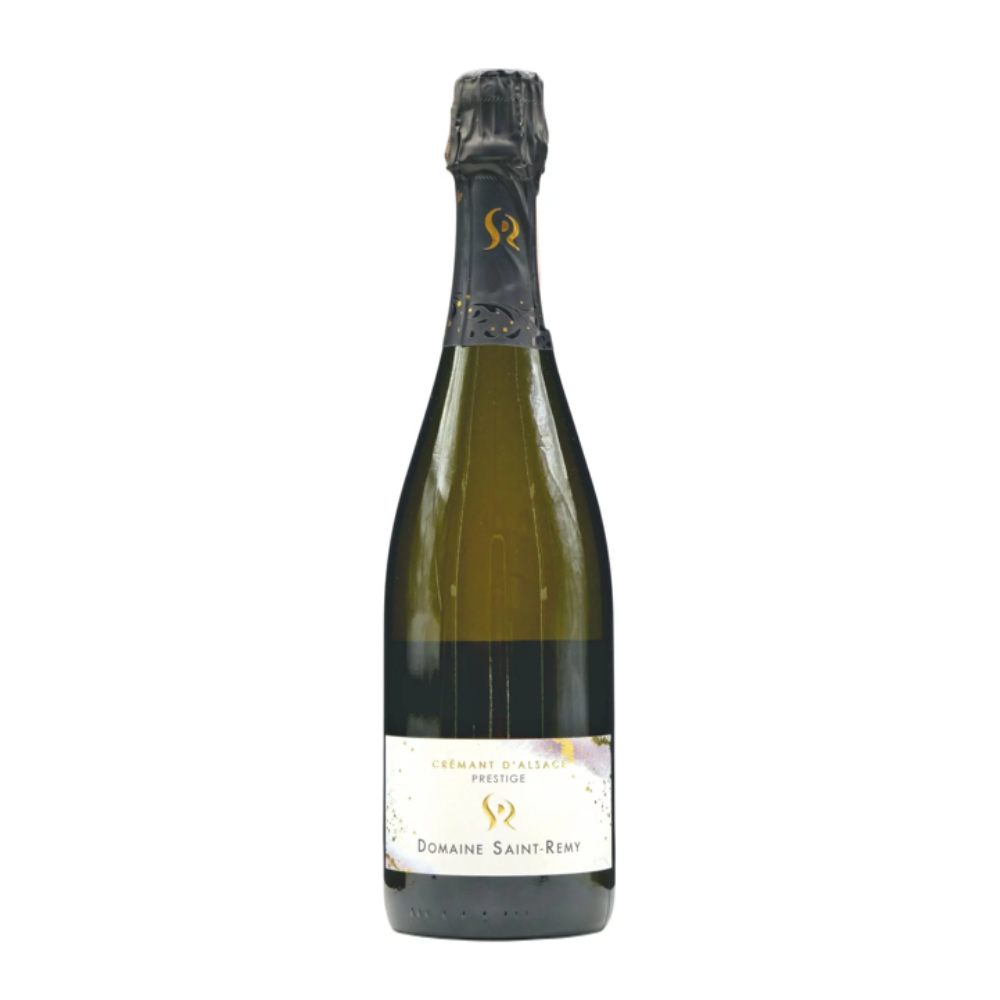 Wino musujące Domaine Saint Remy Crémant d’Alsace Brut Cuvee Prestige 12,5% białe wytrawne 750 ml