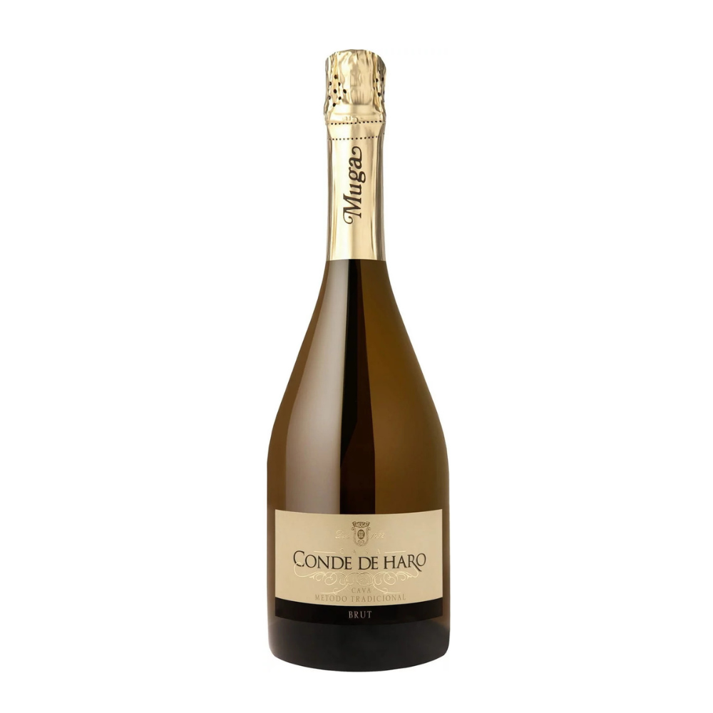 Wino musujące Conde de Haro Brut Reserva Cava 12% białe wytrawne 750 ml