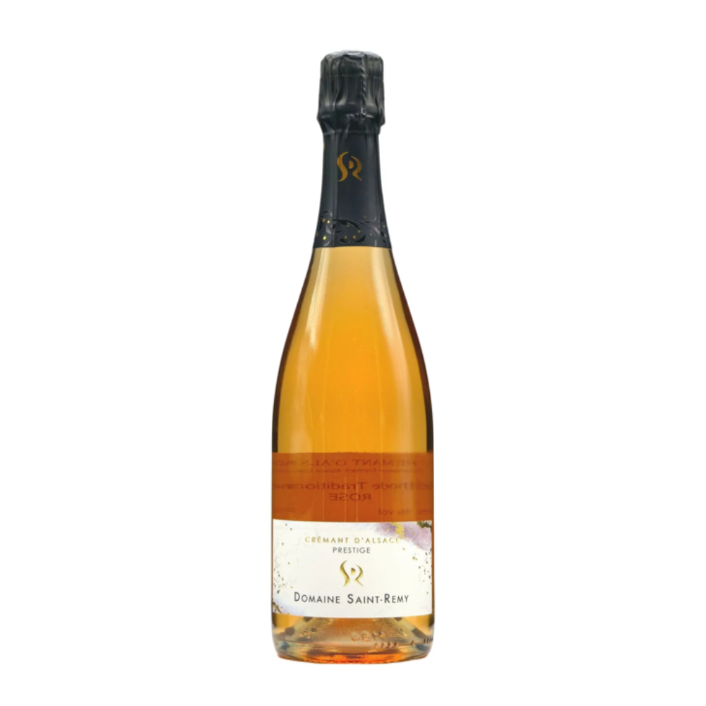 Wino musujące Domaine Saint Remy Cremant d’Alsace Brut Rose 12,5% różowe wytrawne 750 ml