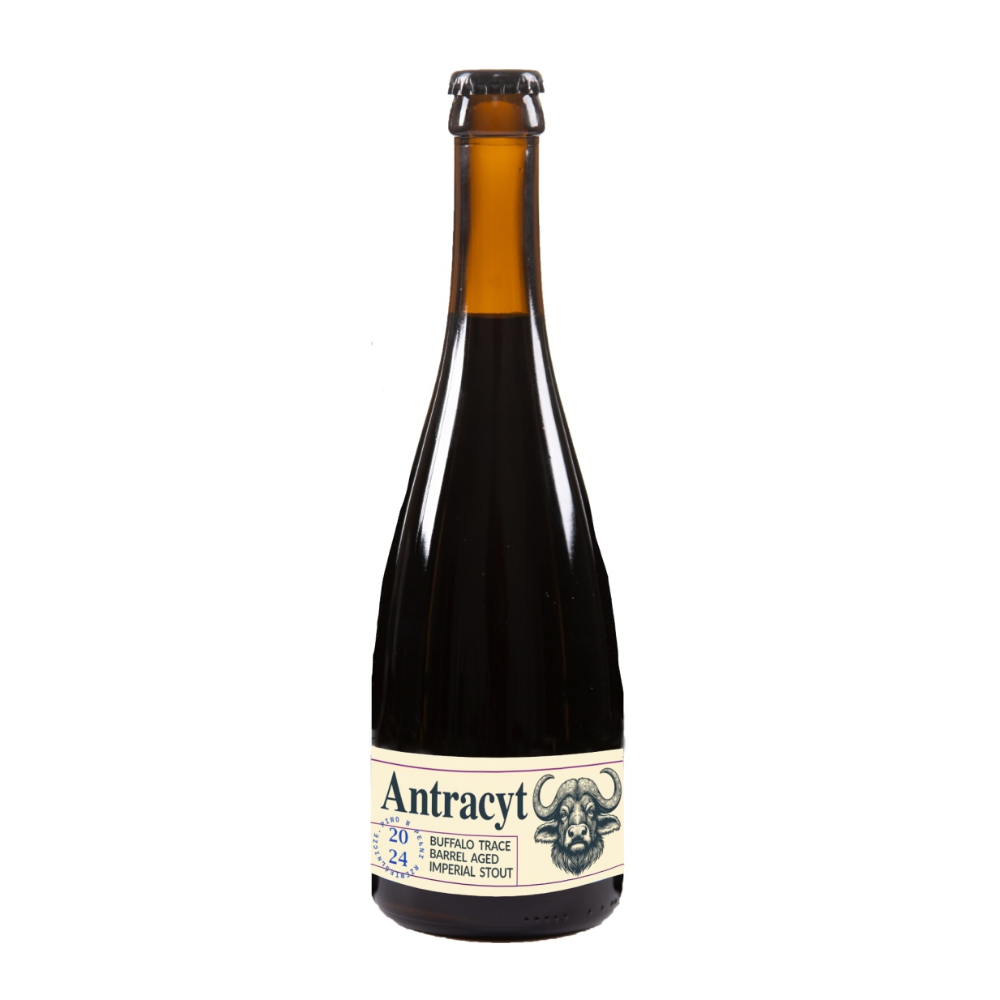 Piwo Browar Gzub Antracyt Buffalo Trace BA wanilia + kokos 9,8% 500 ml