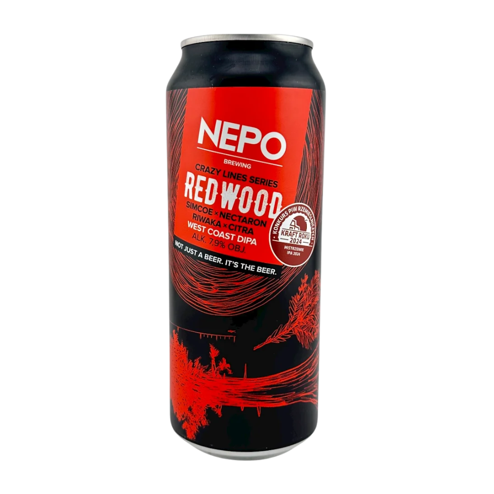 Piwo Nepomucen Crazy Lines Series Redwood 7,9% 500 ml puszka