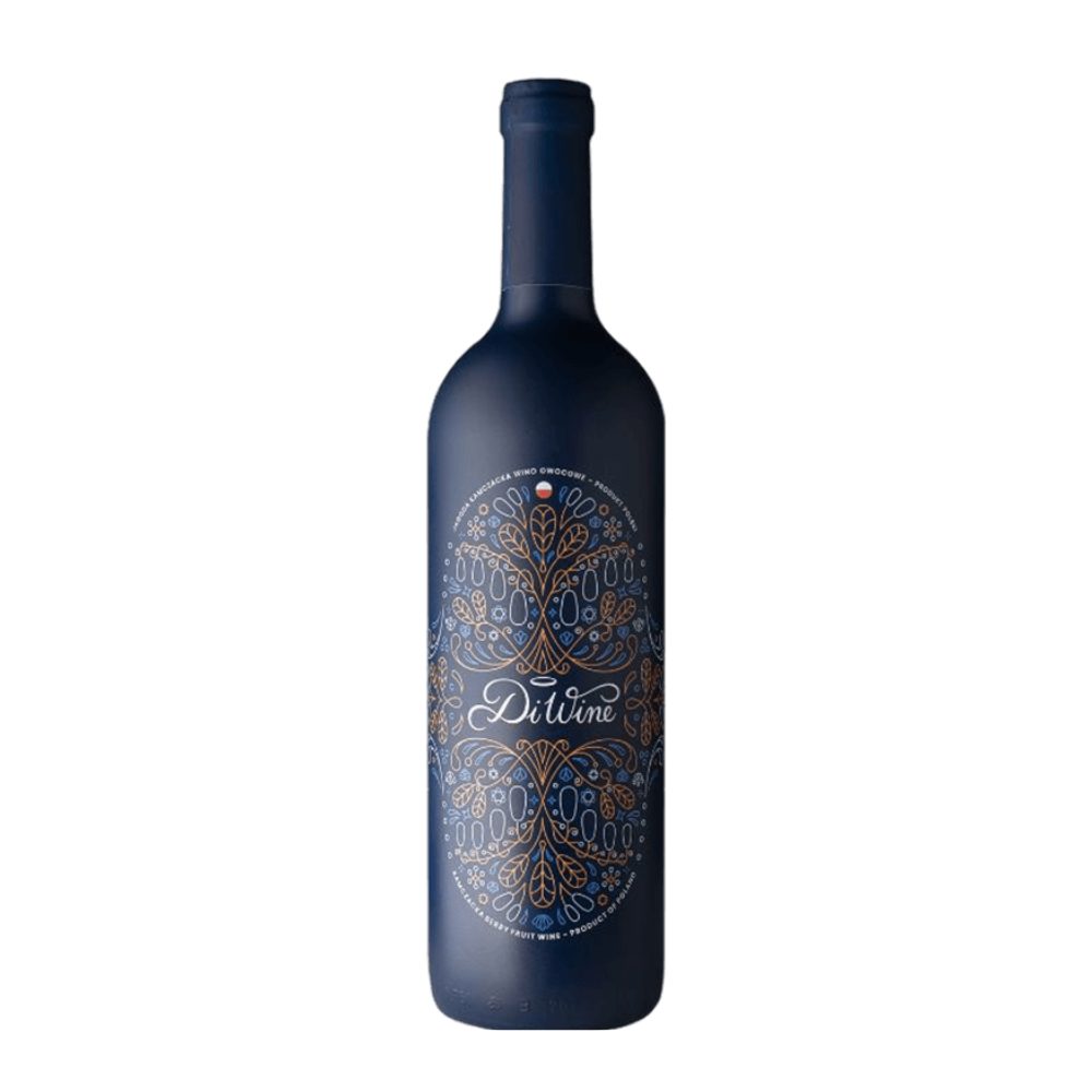 Wino DiWine z jagody kamczackiej 13% czerwone półsłodkie  750 ml
