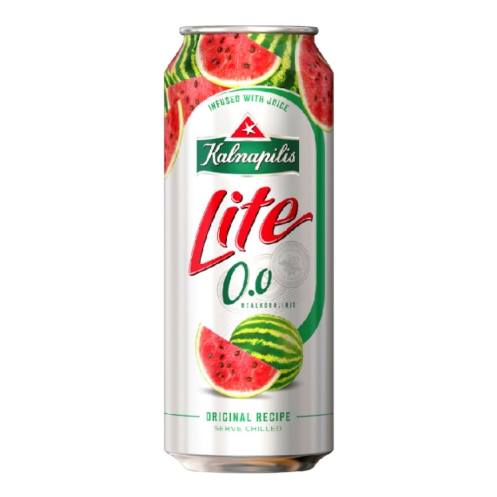 Piwo Kalnapilis Lite Watermelon puszka 0% 500 ml