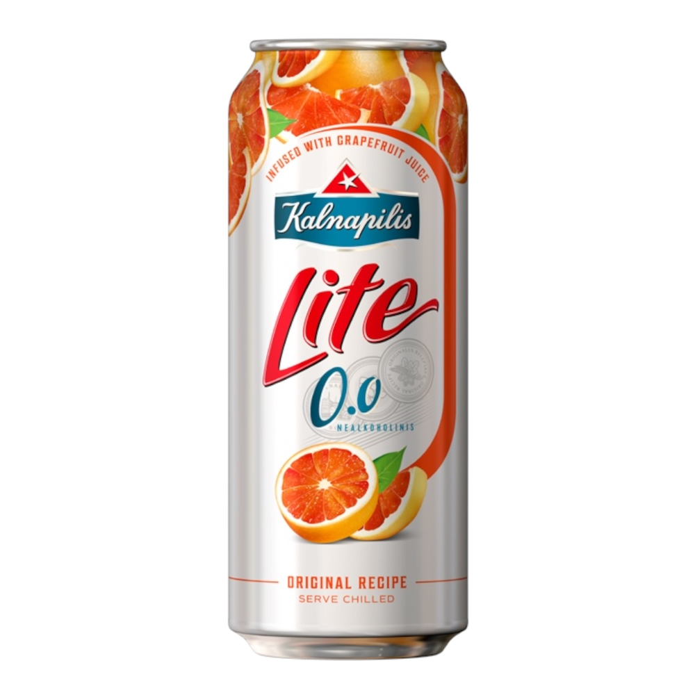 Piwo Kalnapilis Lite Grapefruit puszka 0% 500 ml