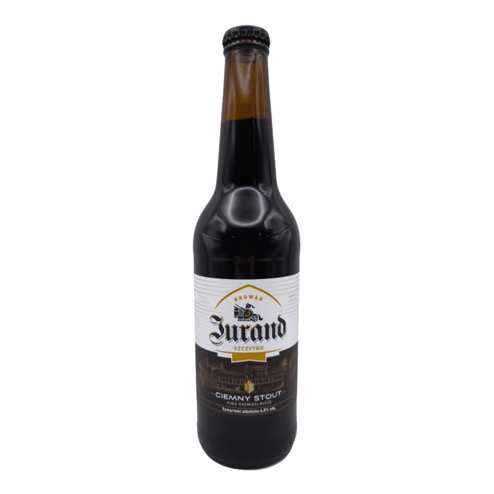 Piwo Jurand Stout 4,8% 500 ml