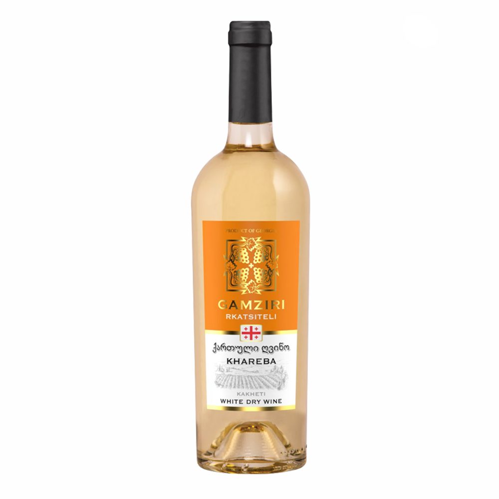Wino Gruzia Rkatsiteli 12% białe wytrawne 750 ml