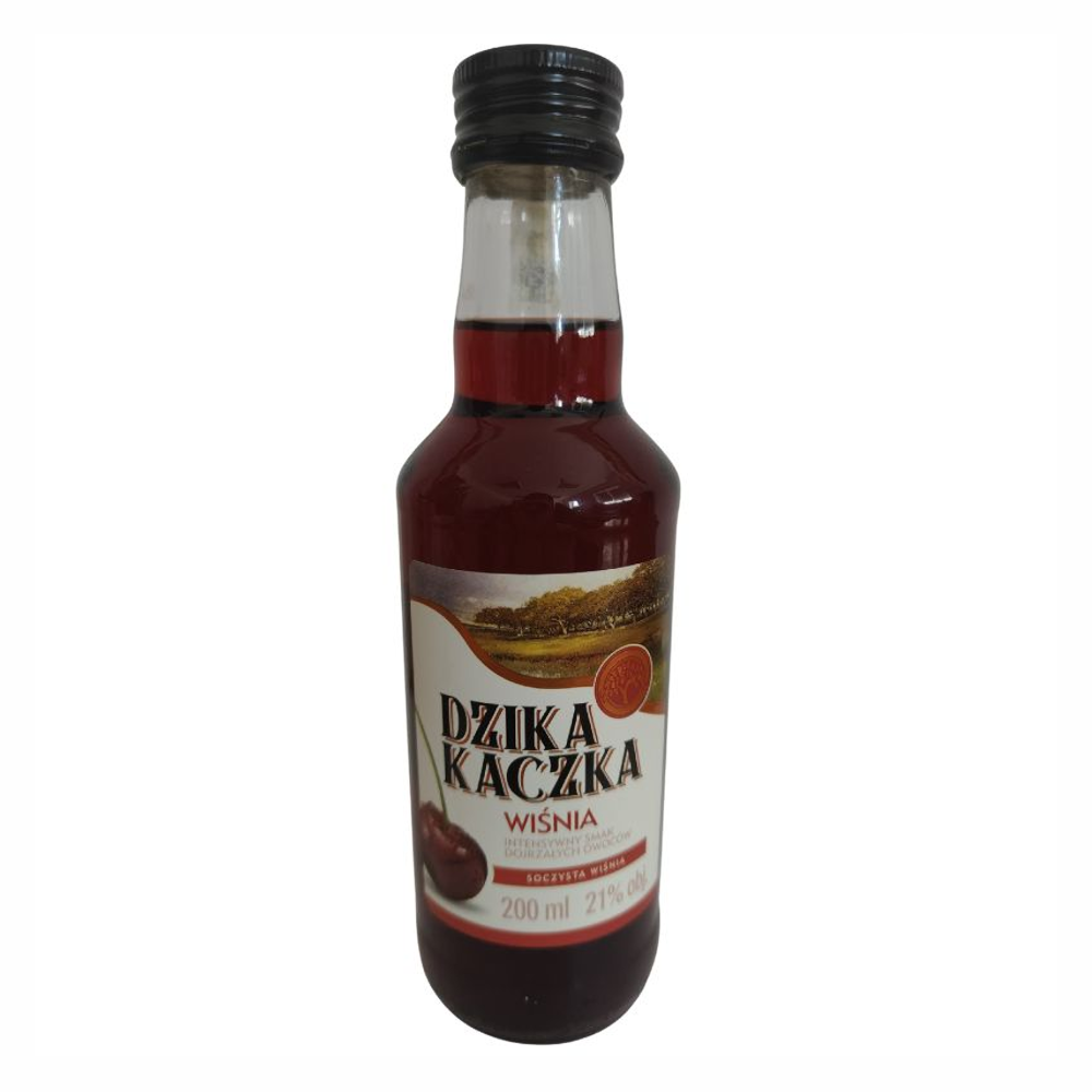 Likier Dzika Kaczka Wiśnia 21% 200 ml
