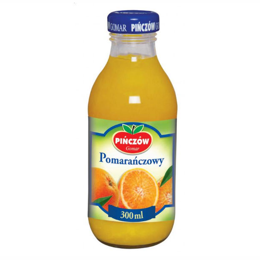 Sok Gomar Pińczów 100% pomarańczowy 300 ml