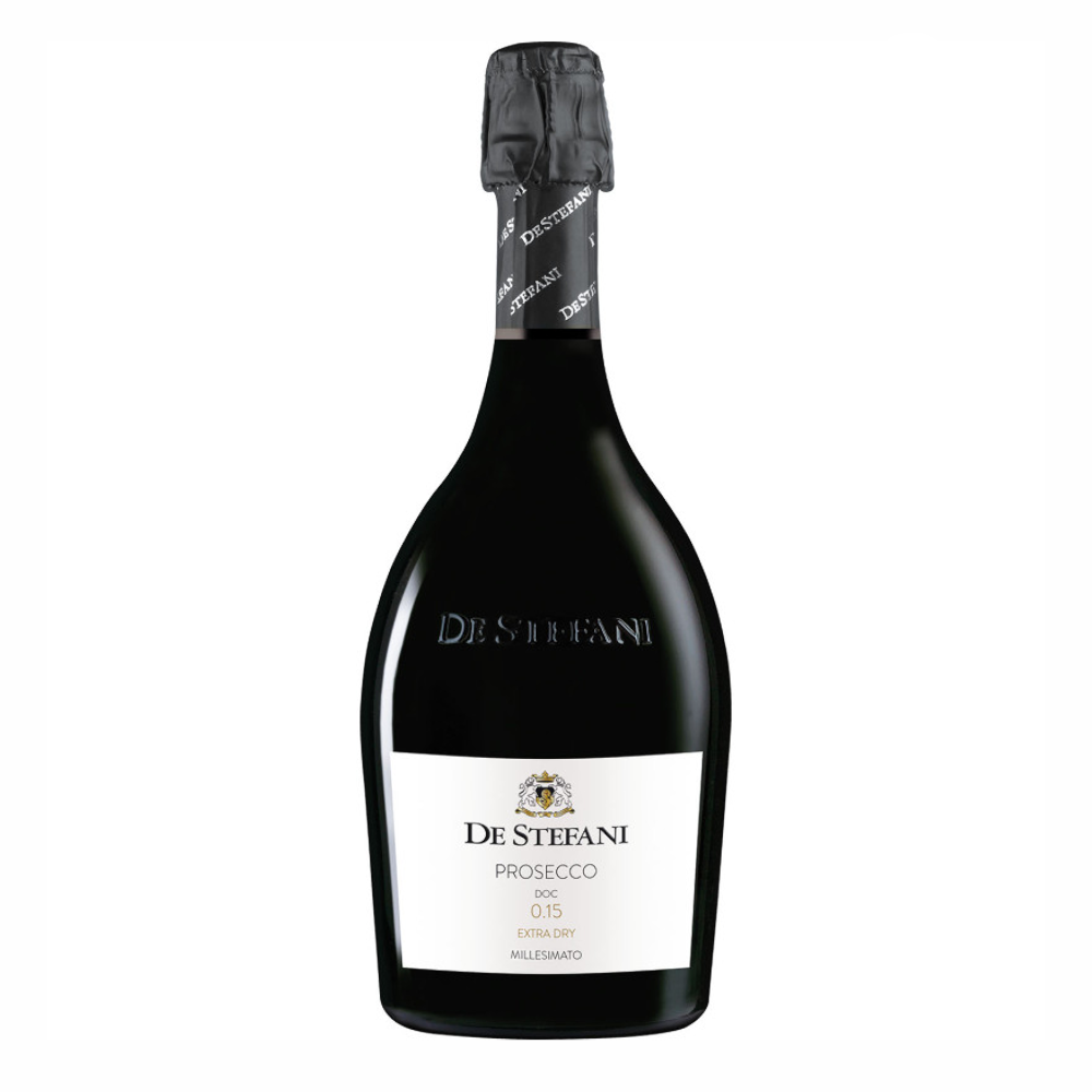 Wino De Stefani Prosecco Zero 0.15 Milesimato 2023 11,5% białe wytrawne 750 ml