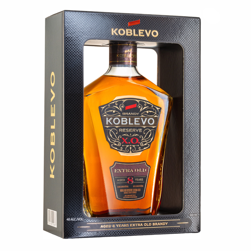 Brandy Koblevo Reserva XO 40% 500 ml kartonik
