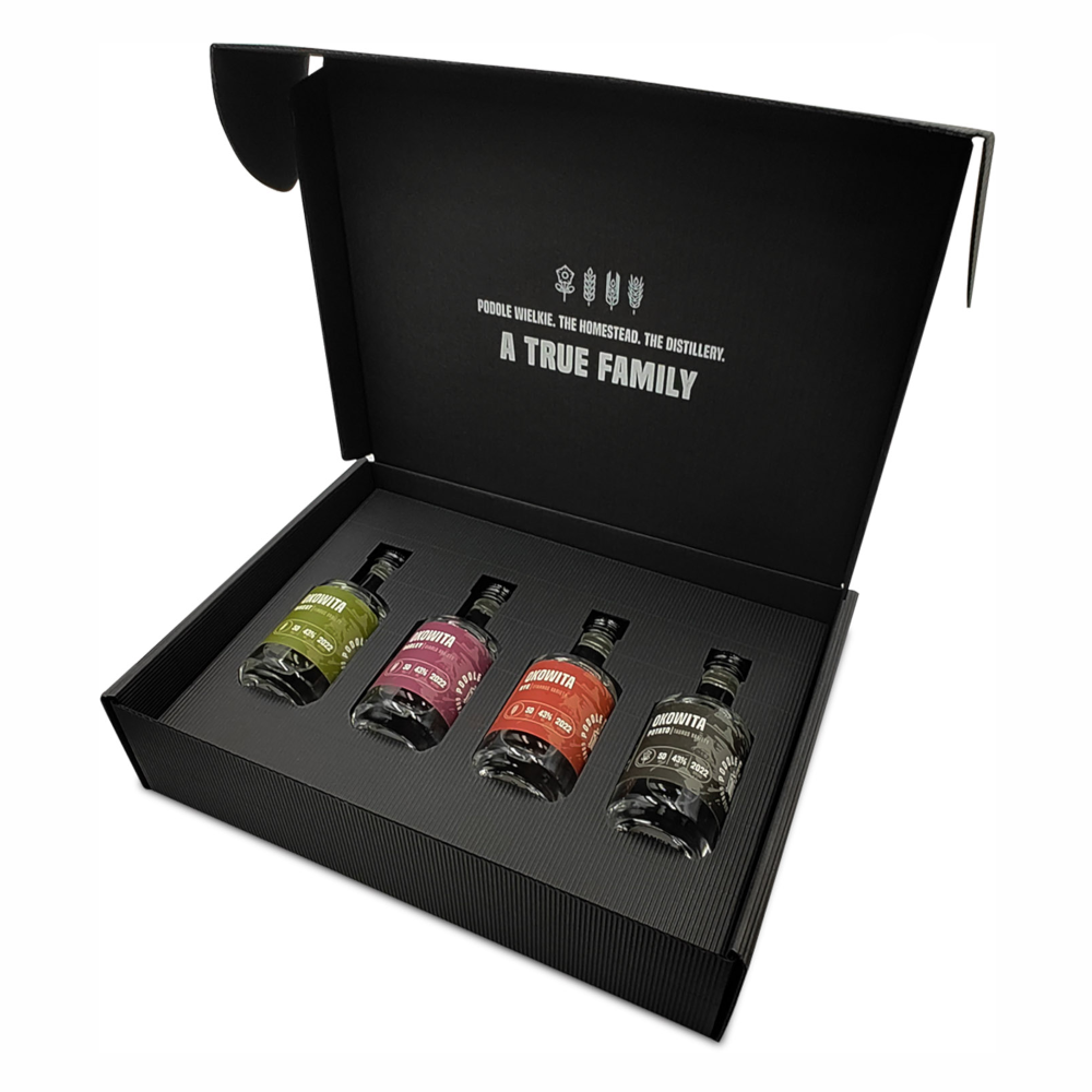 Okowita Podole Wielkie Tasting Box 4 2023 40% 4 X mini