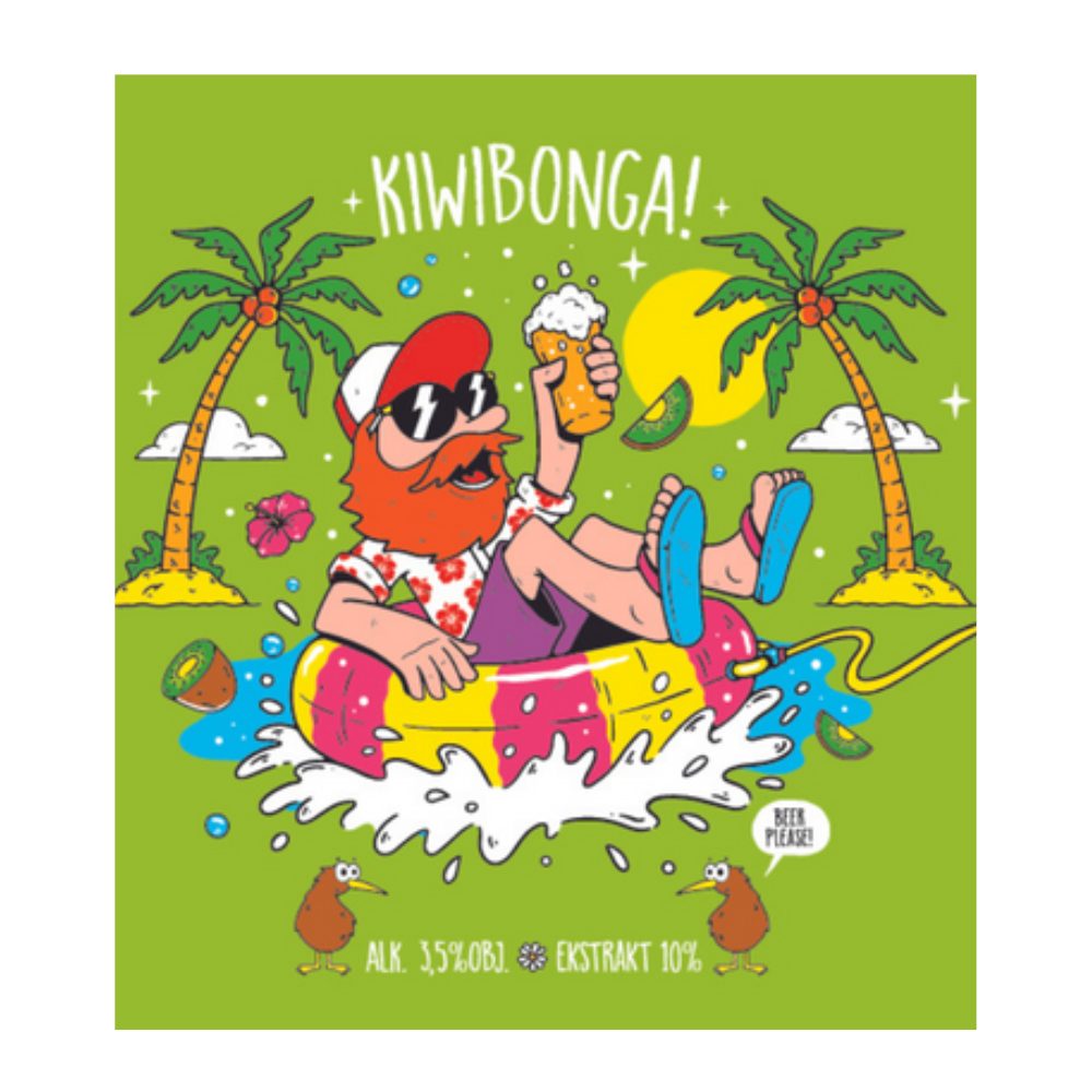 Piwo Moczybroda Kiwibonga! 3,5% 30 l keg