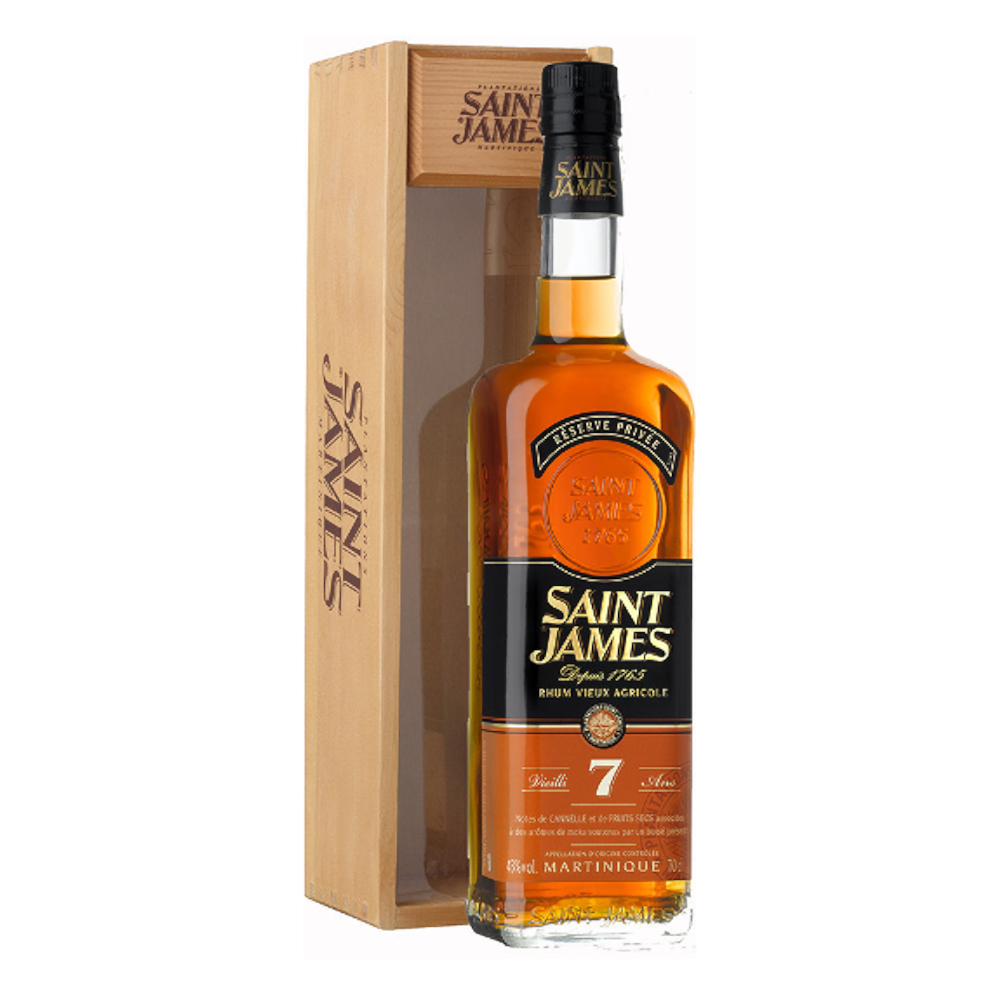 Rum Saint James  Agricole 7 Y.O. 43% 700 ml Gift Box