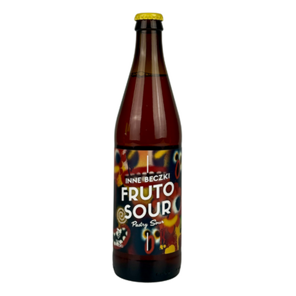 Piwo Inne Beczki Frutosaur Sour Ale Malina, Jeżyna, Jagoda kamczacka 5,6% 500 ml