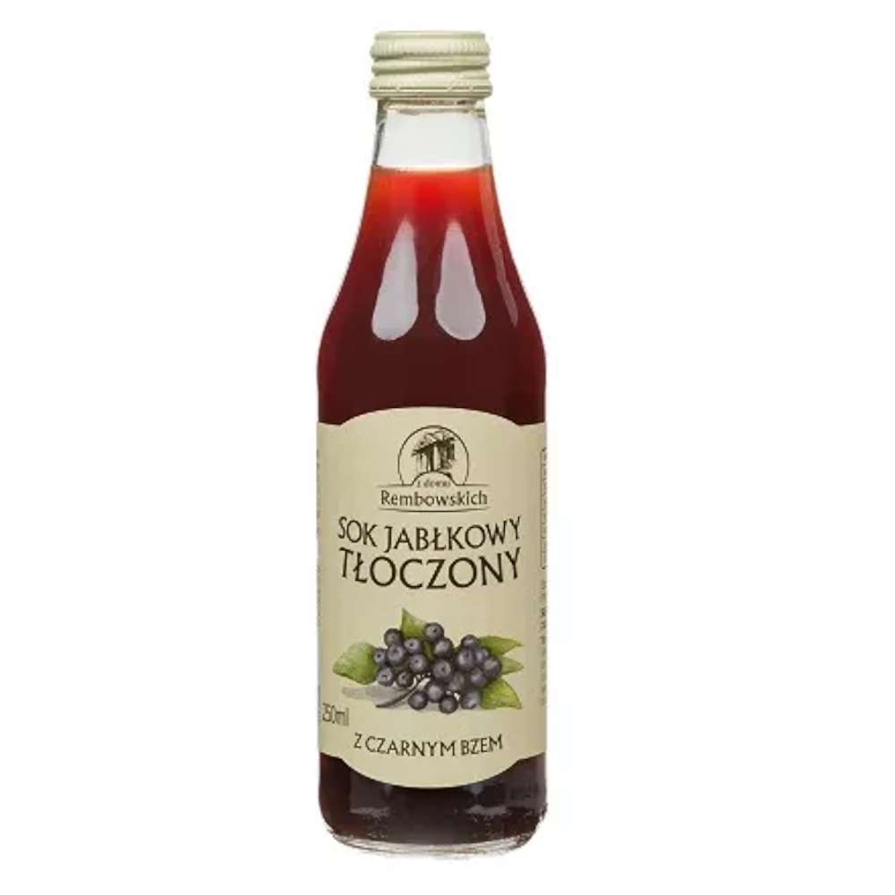 Sok Rembowscy Jabłko Czarny Bez 250 ml