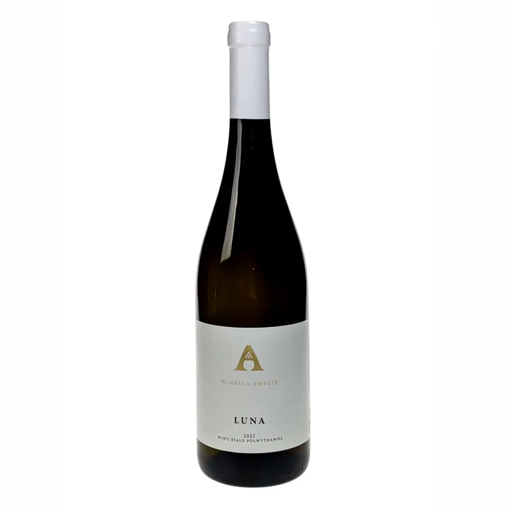 Wino Amelie - Luna 12% białe półwytrawne 750 ml