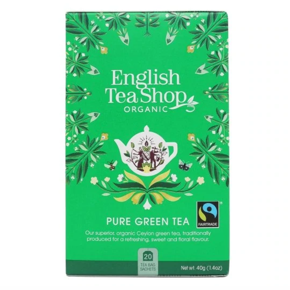 Herbata English Tea Shop Zielona Herbata saszetka 20 szt