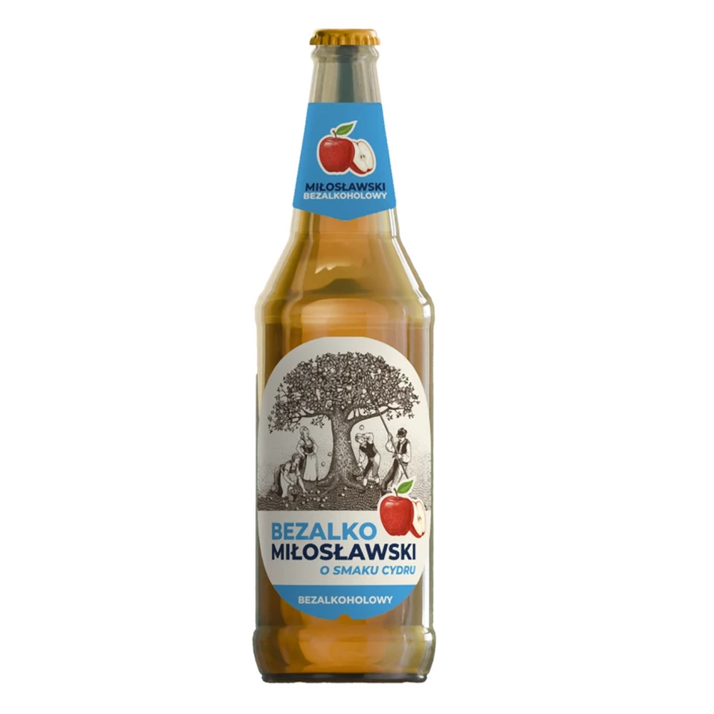 Cydr Miłosław Bezalkoholowe 0% 500 ml