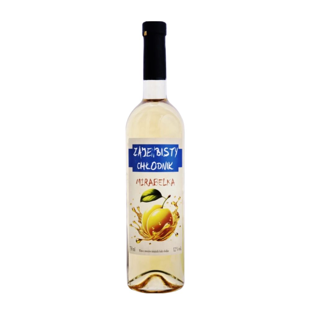 Wino Zajenbisty Chłodnik Mirabelka 12% białe słodkie 750 ml