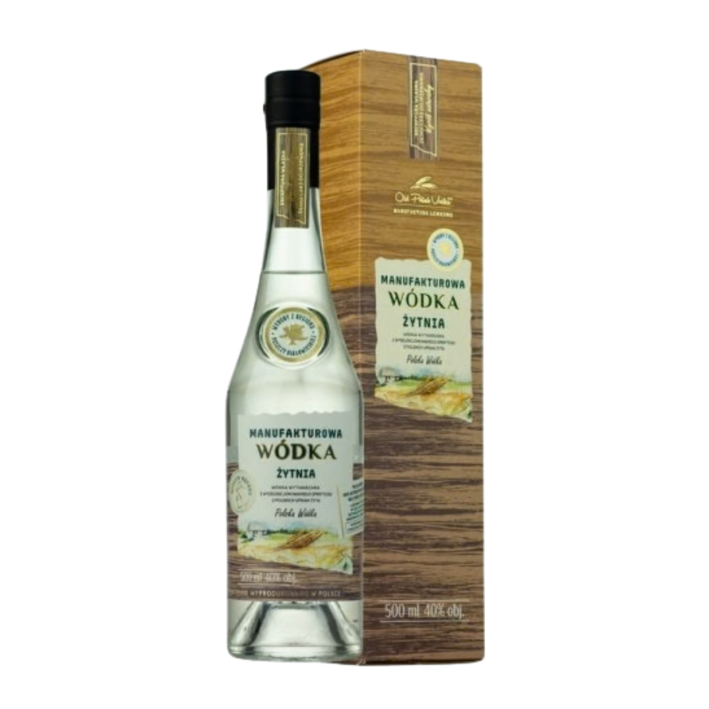 Wódka Manufakturowa Żytnia 40% 500 ml kartonik