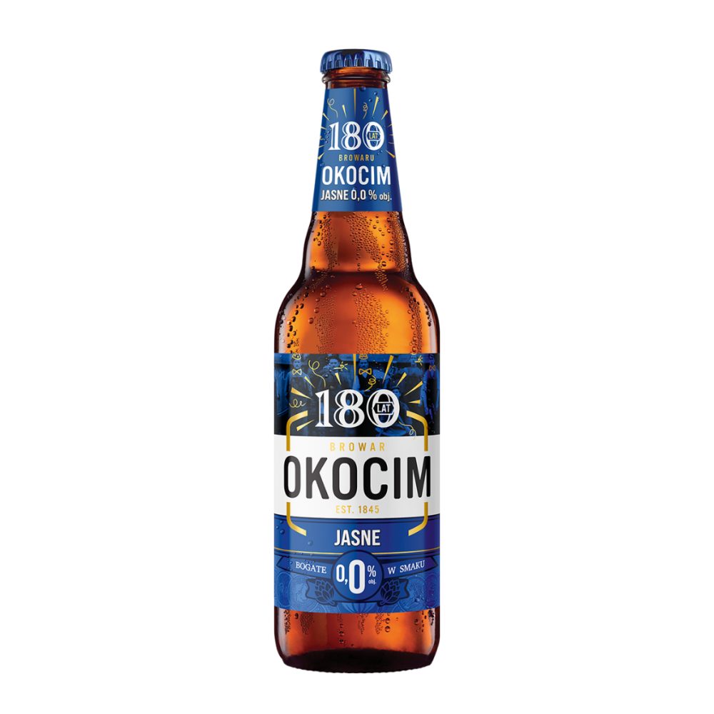 Piwo Okocim Jasne 0% 500 ml