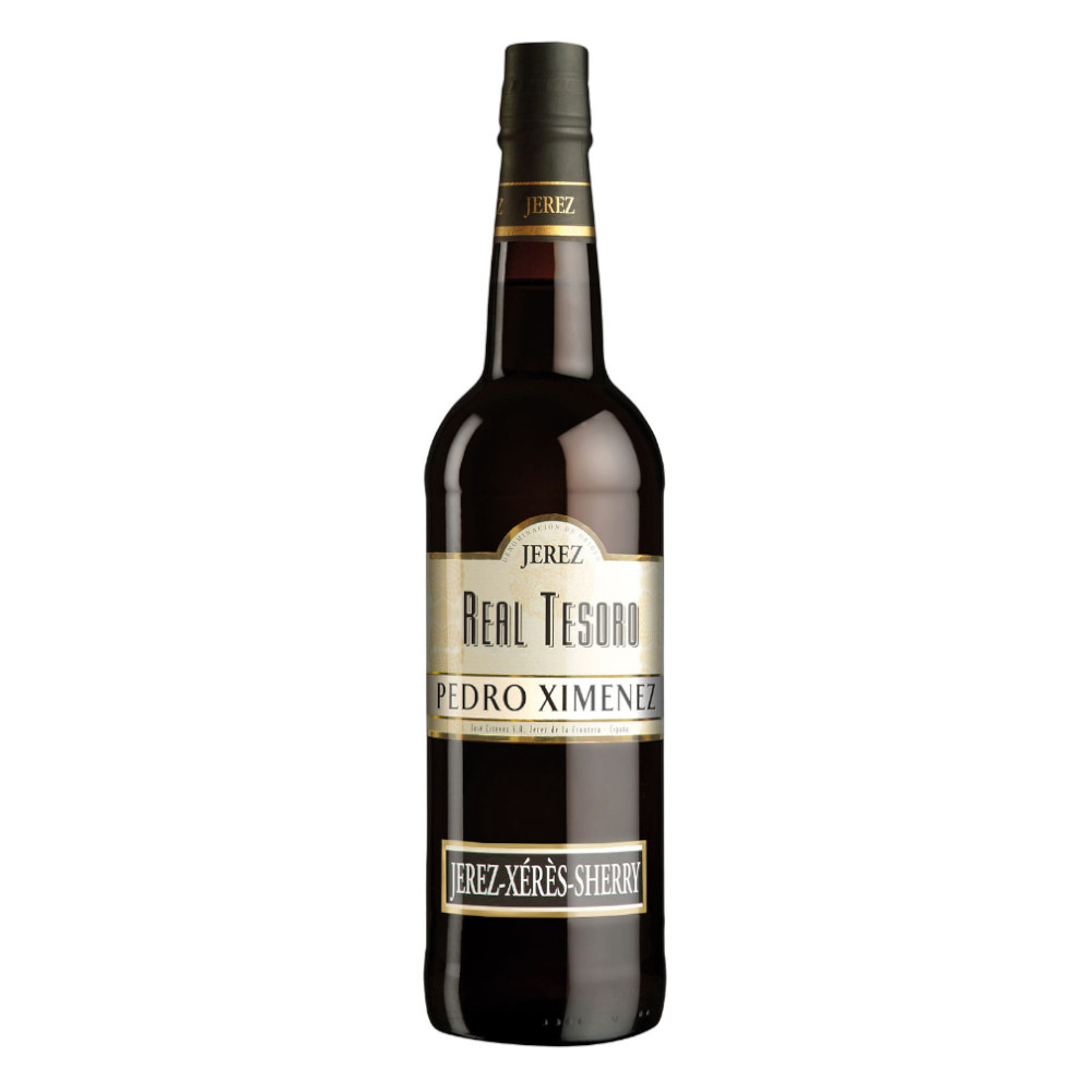 Wino wzmocnione Real Tesoro Pedro Ximenez Sherry 17% białe słodkie 750 ml