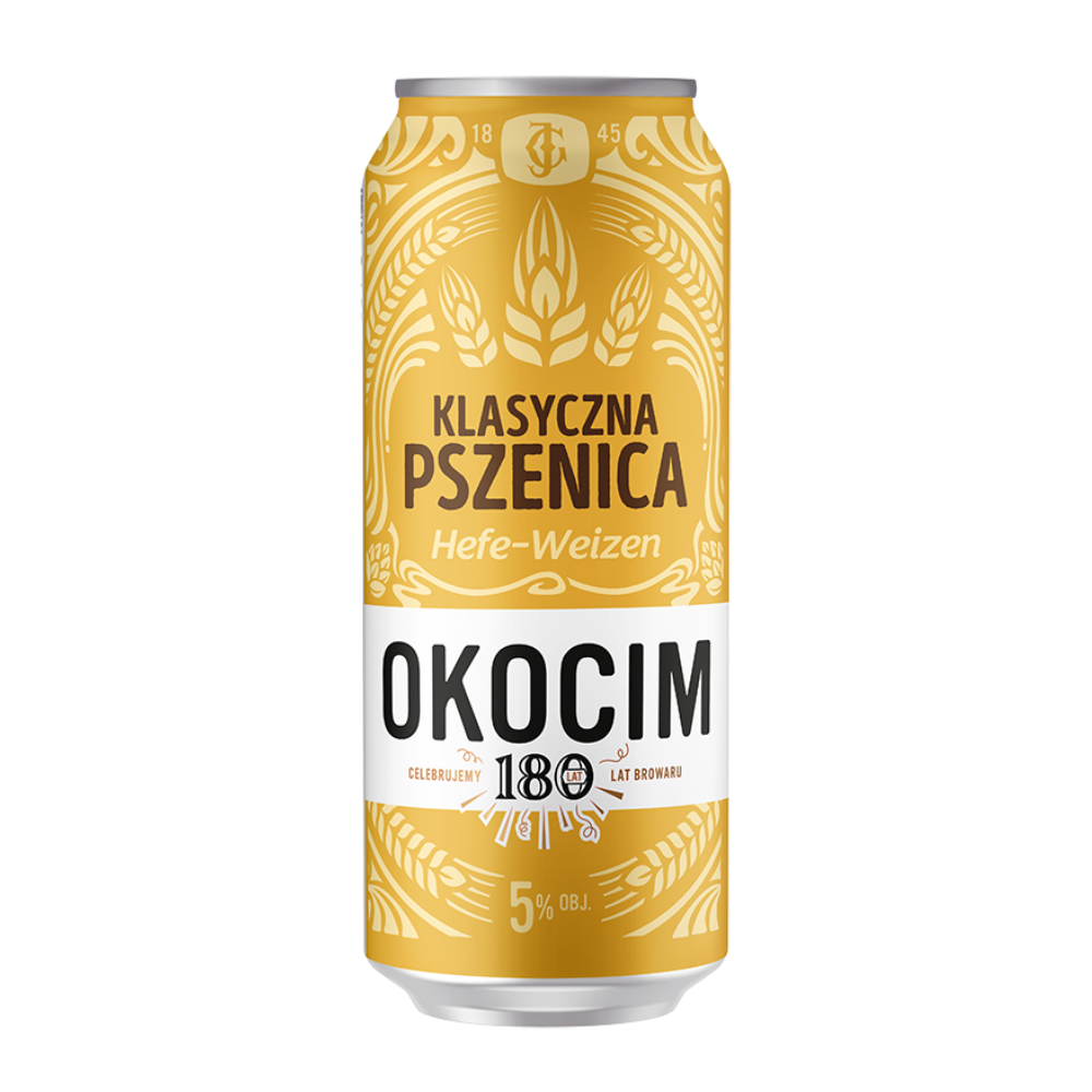 Piwo Okocim  Klasyczna Pszenica 5% 500 ml puszka