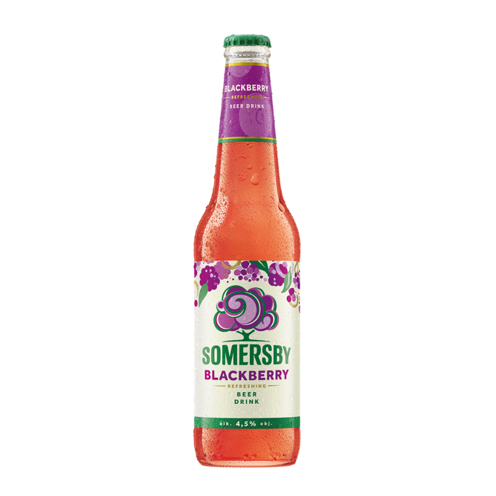 Piwo Somersby Blackberry 4,5% 400 ml