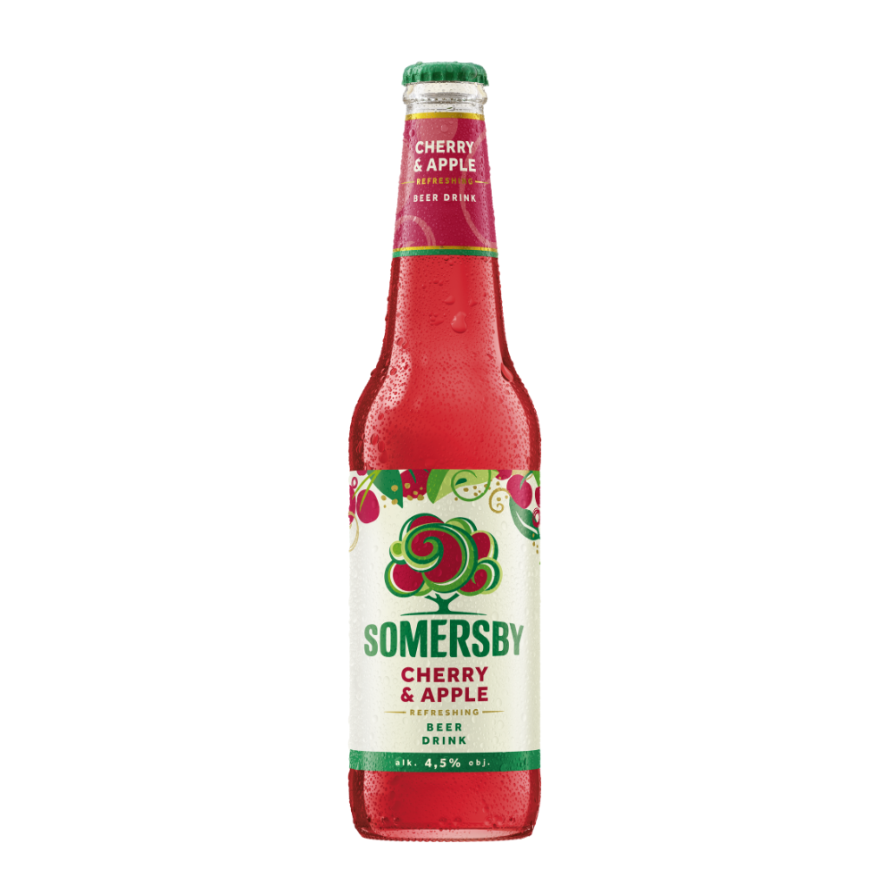 Piwo Somersby Cherry & Apple 4,5% 400 ml