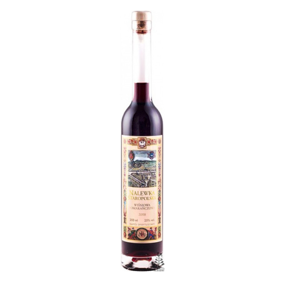Nalewka Staropolska wiśniowo-pomarańczowa 25% 200 ml