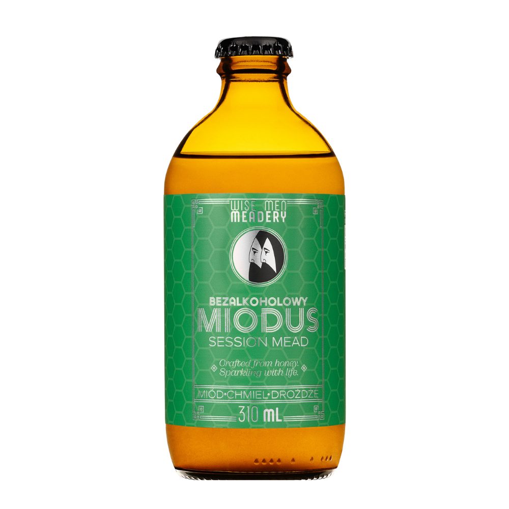 Miód sesyjny Wise Men Meadery Miodus Chmiel 0,5% 310 ml