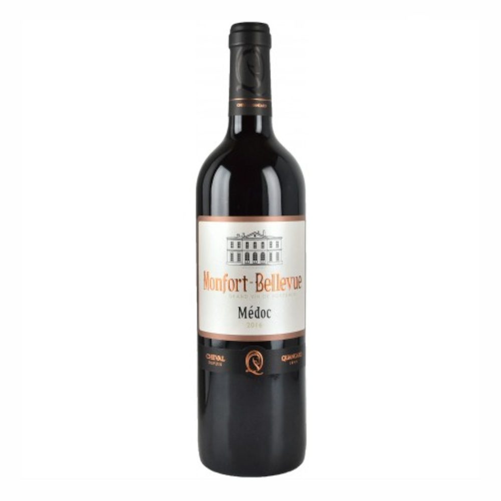 Wino Monfort Bellevue Médoc 2020 12,5% czerwone wytrawne 750 ml