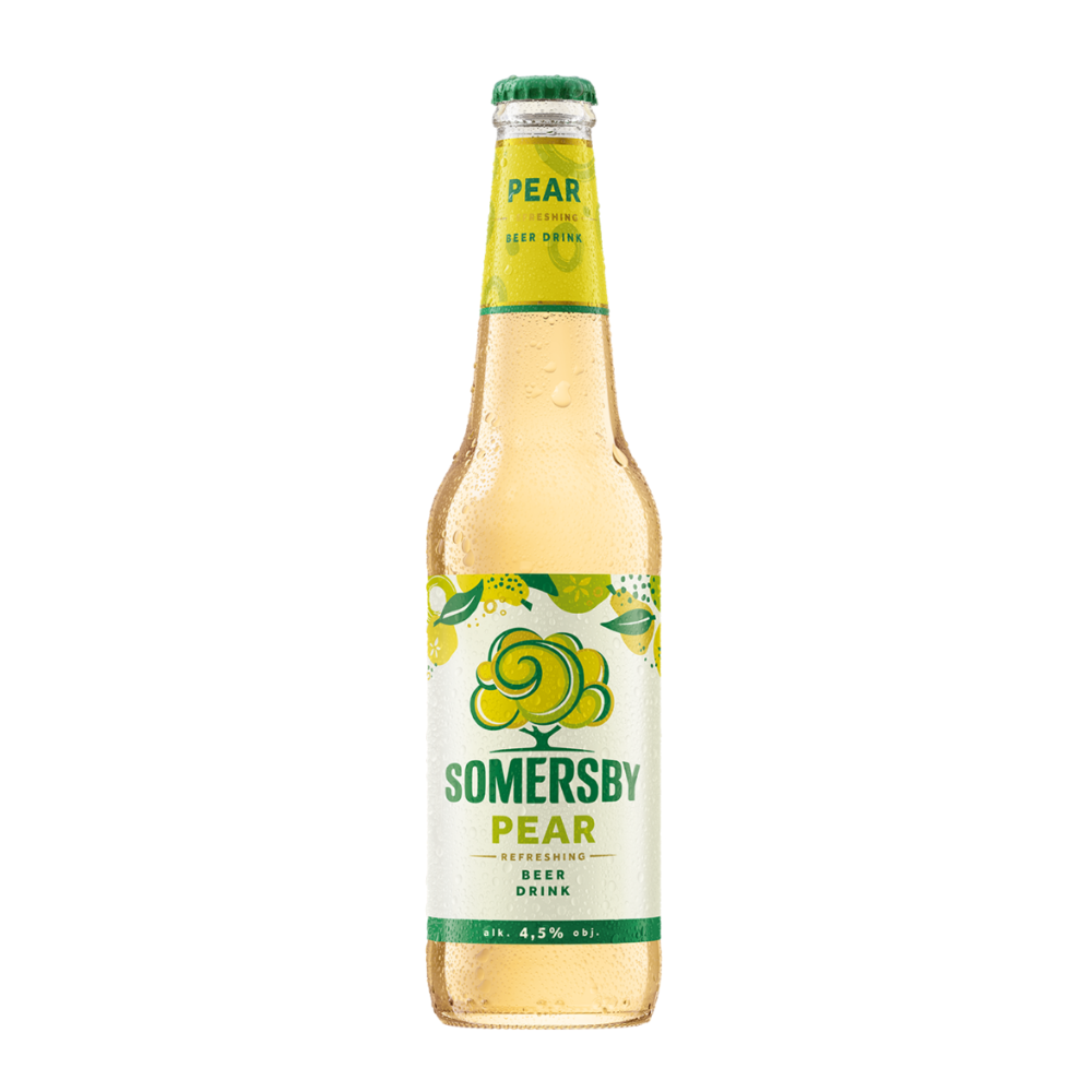 Piwo Somersby Pear 4,5% 400 ml