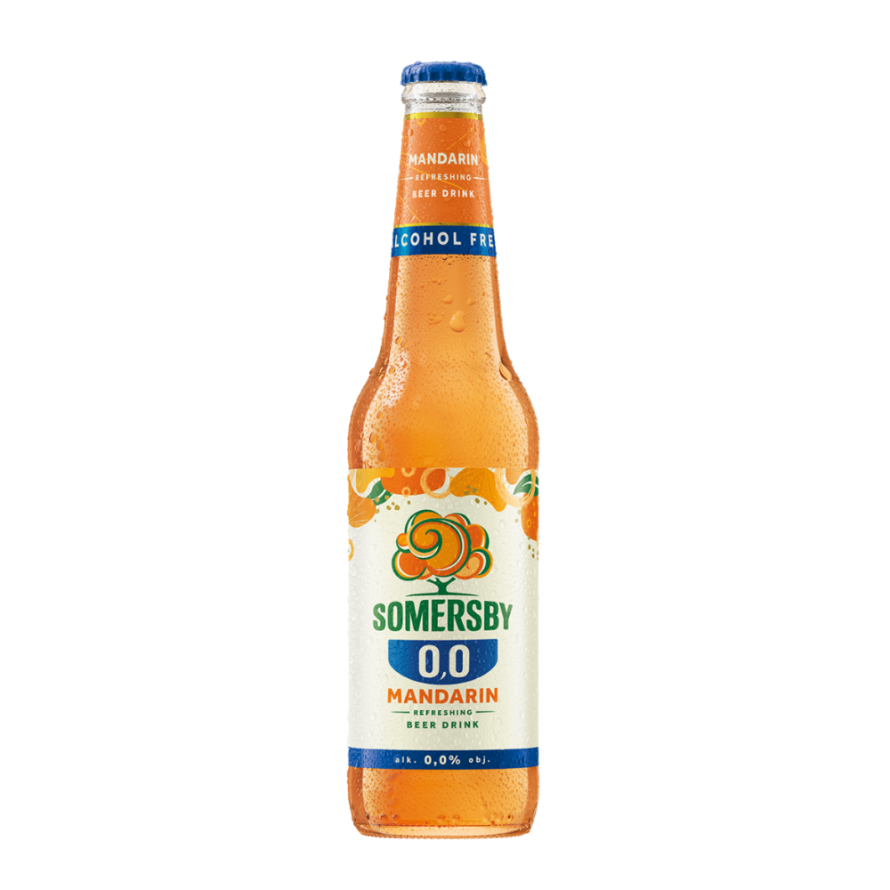 Piwo Somersby Mandarin 0,0% 400 ml