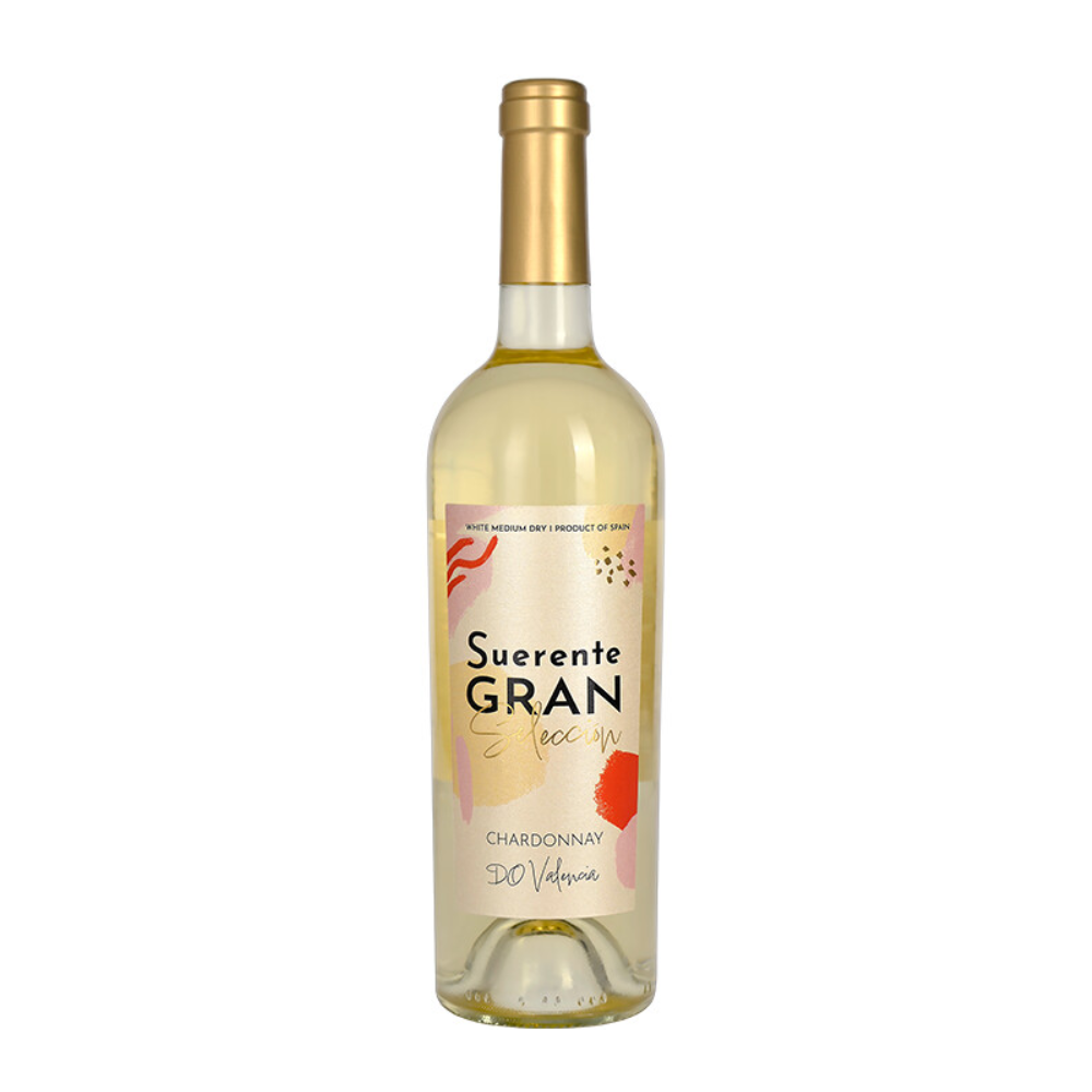 Wino Suerente Gran Seleccion Chardonnay 12% białe półwytrawne 750 ml