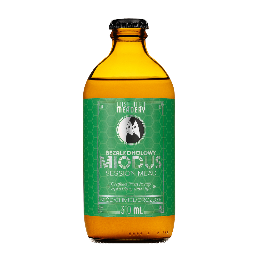 Miód sesyjny Wise Men Meadery Miodus Chmiel 0,5% 310 ml