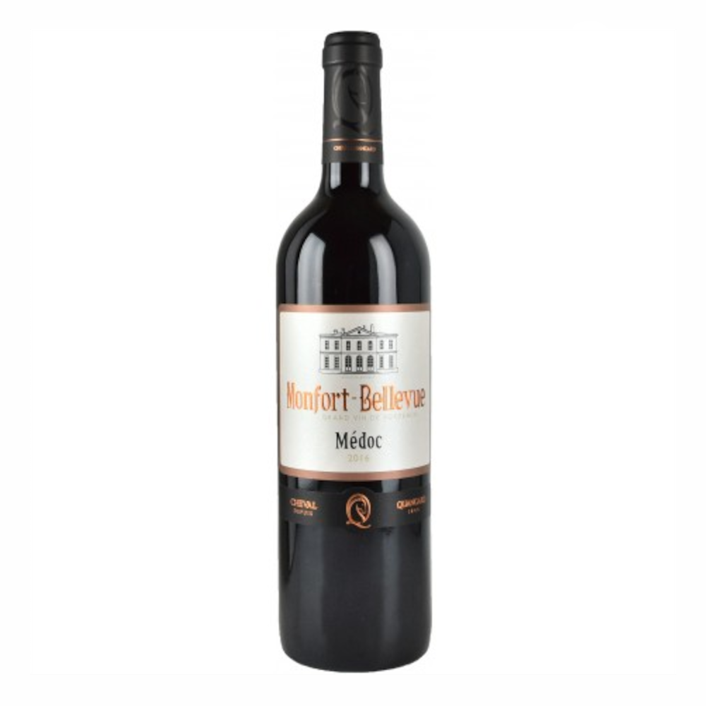 Wino Monfort Bellevue Médoc 2020 12,5% czerwone wytrawne 750 ml