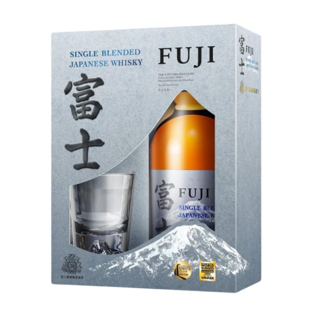 Whisky Fuji Single Blended 43% 700 ml + 2 szklanki