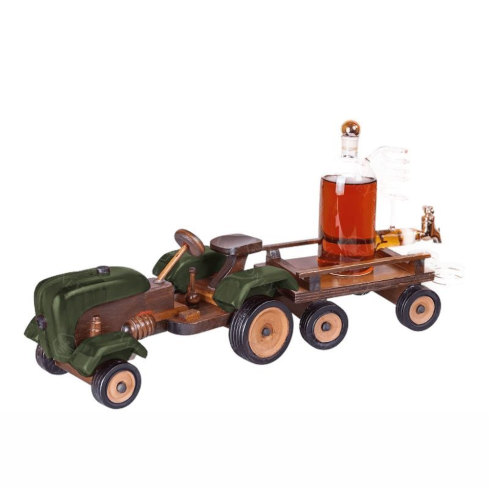 Brandy Zielony Traktor z Przyczepą Brandy 40% 200 ml