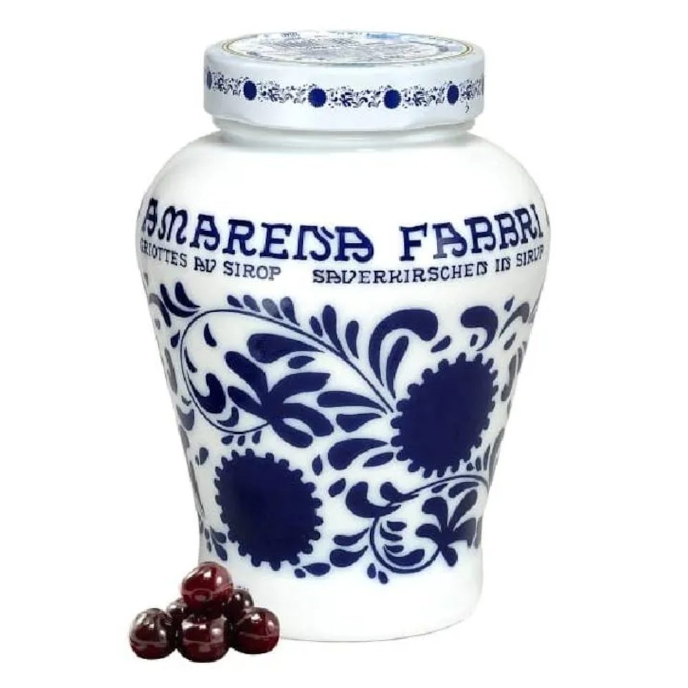 Wiśnie cocktailowe Amarena Fabbri w syropie 1000g (słój szklany +-130szt.)