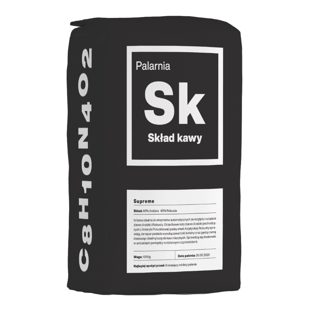 Kawa Skład Kawy Supreme 500 g