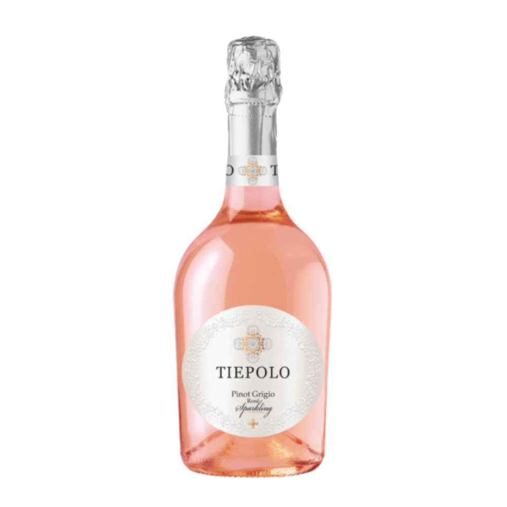 Wino Tiepolo Sparkling Pinot Grigio Rose Extra Dry 11,5% różowe musujące półwytrawne 750 ml