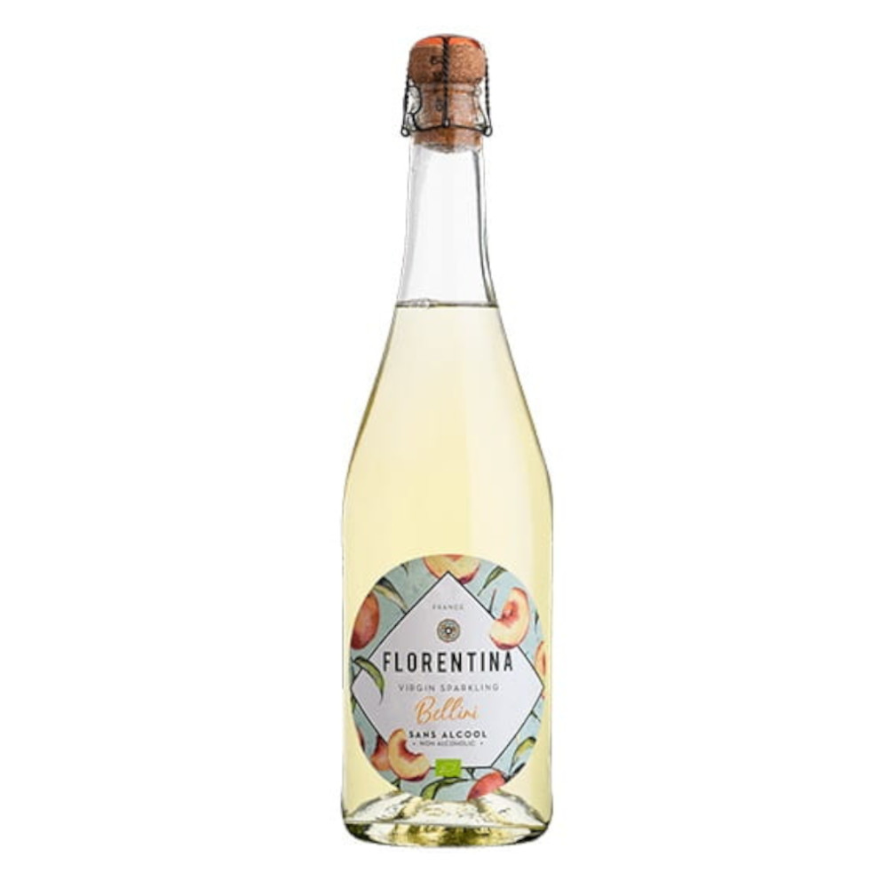 Wino Musujące Bio Florentina Virgin Sparkling Bellini 0% białe słodkie 750 ml