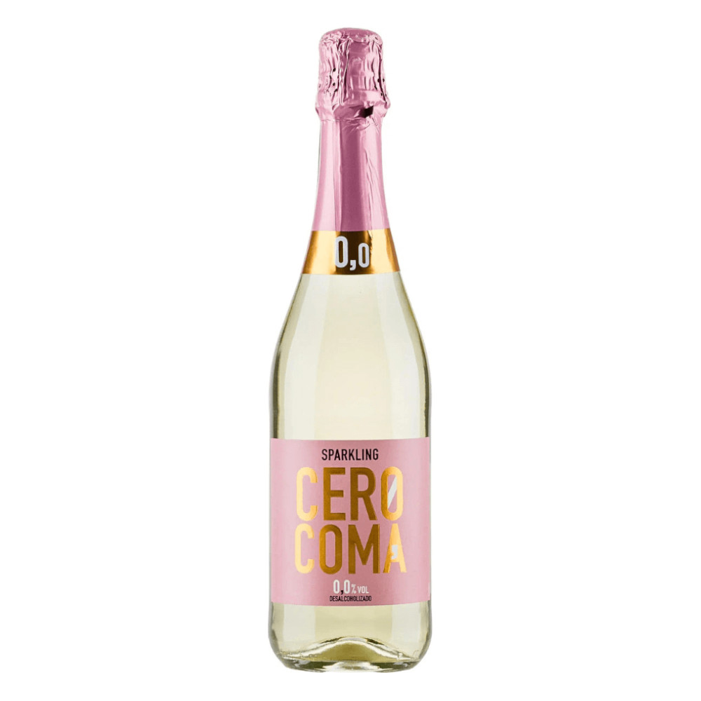 Wino musjące Cero Coma Sparkling 0% białe półsłodkie 750 ml