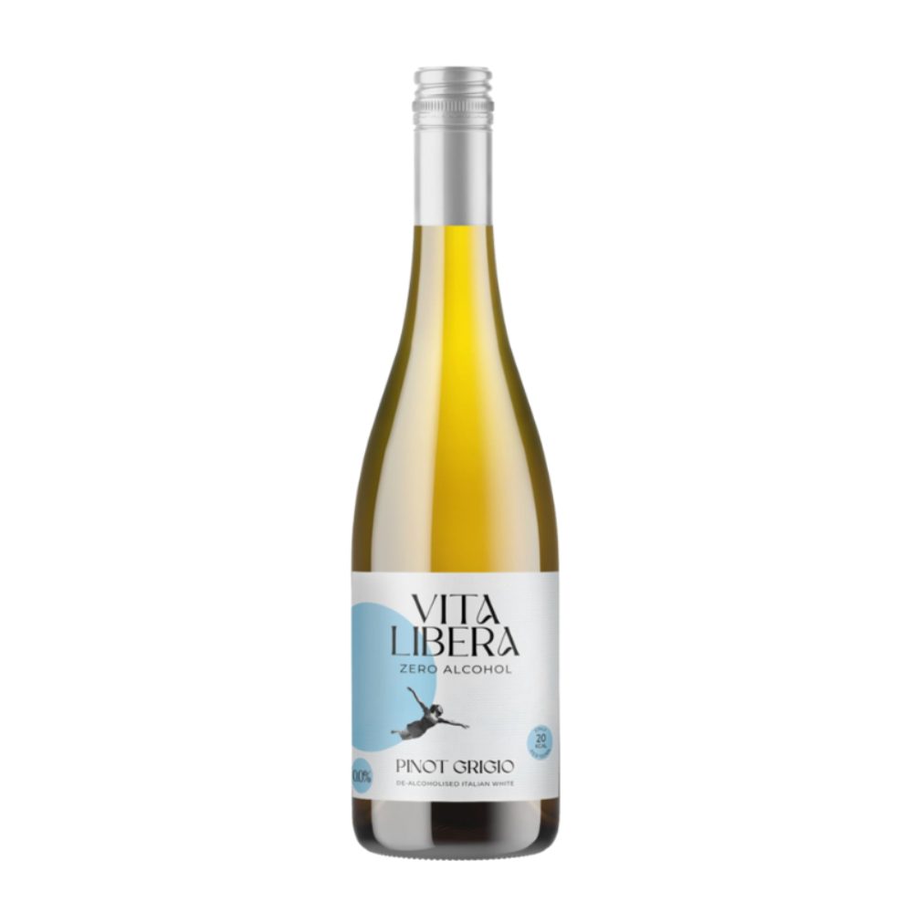 Wino Vita Libera Pinot Grigio 0% białe wytrawne 750 ml