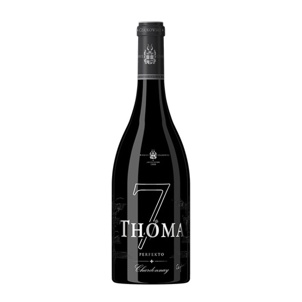 Wino Winnice Czajkowski Thoma 7 Perfekto Chardonnay 12% białe wytrawne 750 ml